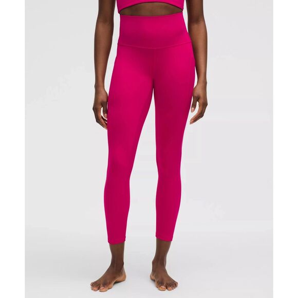 NWT Lululemon Align Leggings 25" Pant with Pockets in Passionate Pink Size 14 - Picture 2 of 15